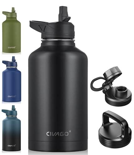 brown half gallon steel test bottle|The Complete Guide to Choosing the Best Half Gallon Water Bottle.